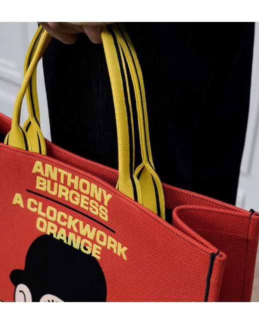 Dior Red Large Book Tote for men