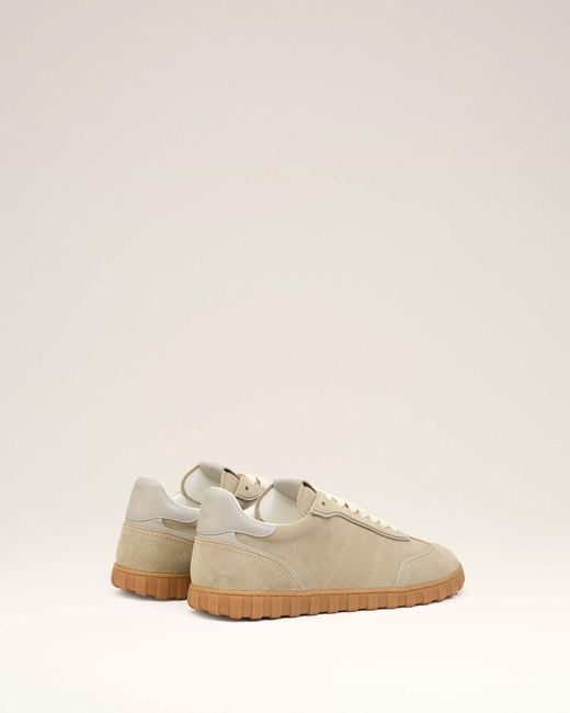 AMI Natural Suede Sneakers