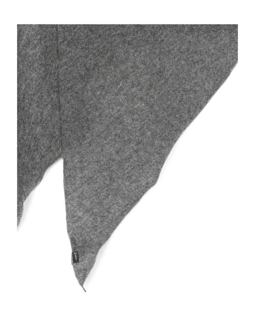Faliero Sarti Gray Adeli Cashmere Scarf