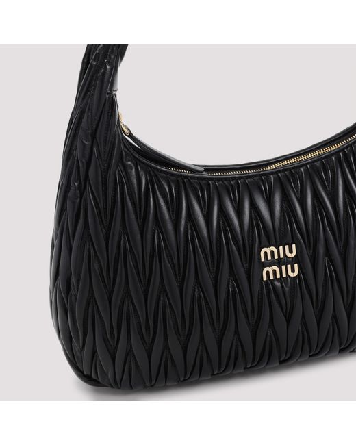 Miu Miu Black Wander Shoulder Bag