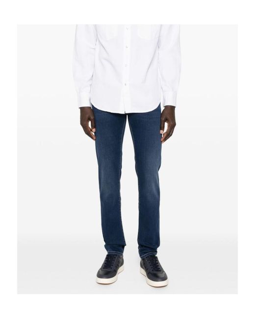 Jacob Cohen Blue Slim-Fit Denim Jeans for men