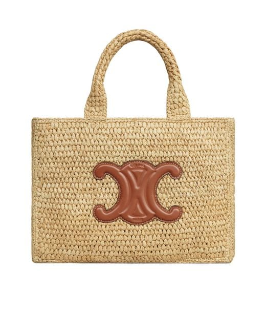 Céline Metallic Small Cabas Thais