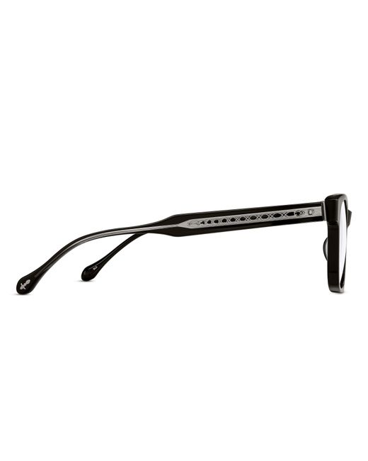 Matsuda Metallic Rectangle-Frame Glasses for men