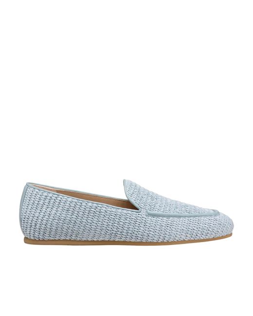 Stuart Weitzman Blue Round Toe Loafers