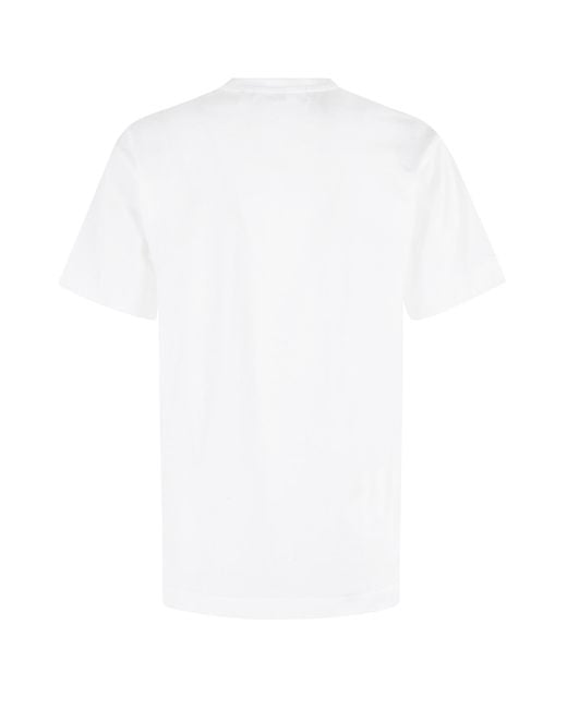 COMME DES GARÇONS PLAY White Crew Neck T-Shirt