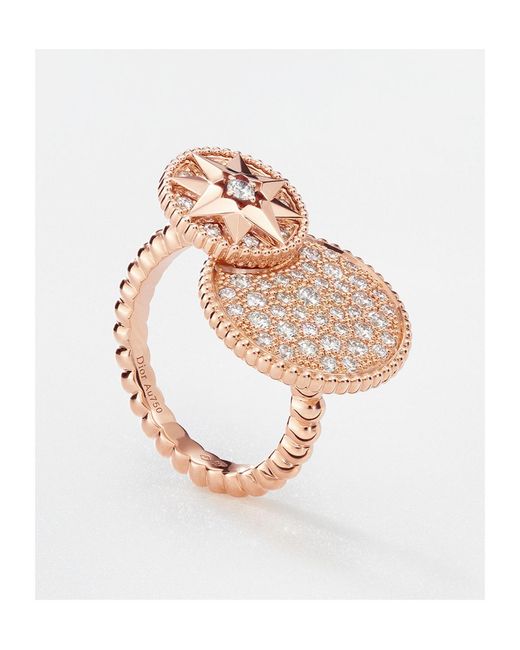 Dior Pink Rose Des Vents Ring