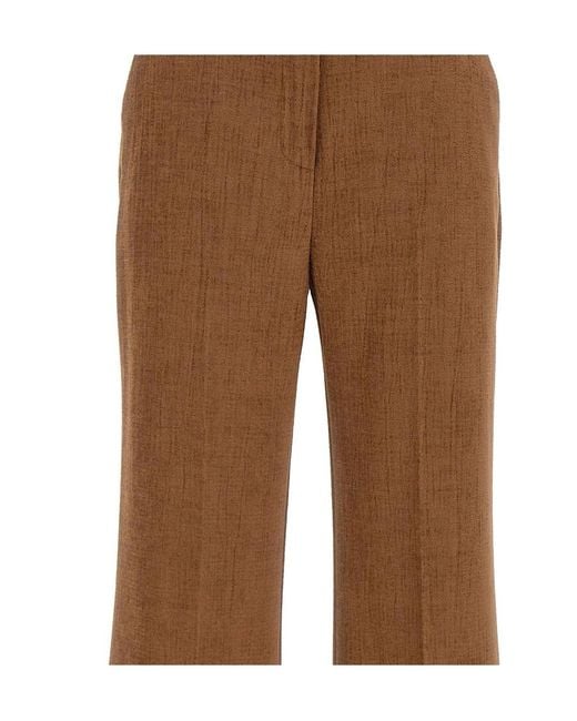 Kaos Brown Wide-Leg Pants