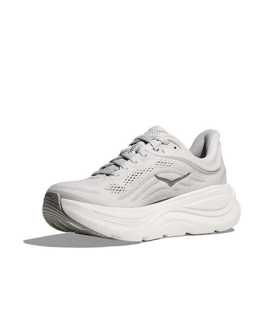 Hoka One One White Bondi 9 Sneakers