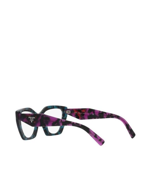 Prada White Cat-Eye Glasses