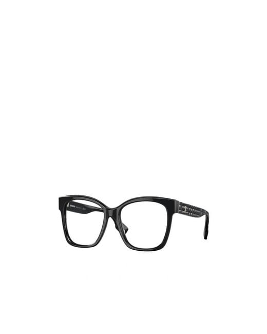 Burberry White Eyewear Sylvie Square Frame Glasses
