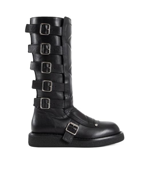 Ann Demeulemeester Black Ditte Wrap Boots