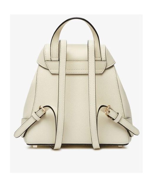 Valextra Iside Mini Backpack in Natural | Lyst