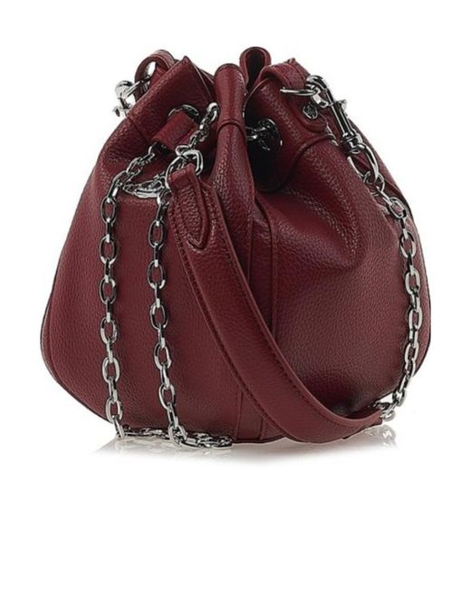 Vivienne Westwood Red Chain Shoulder Bag for men