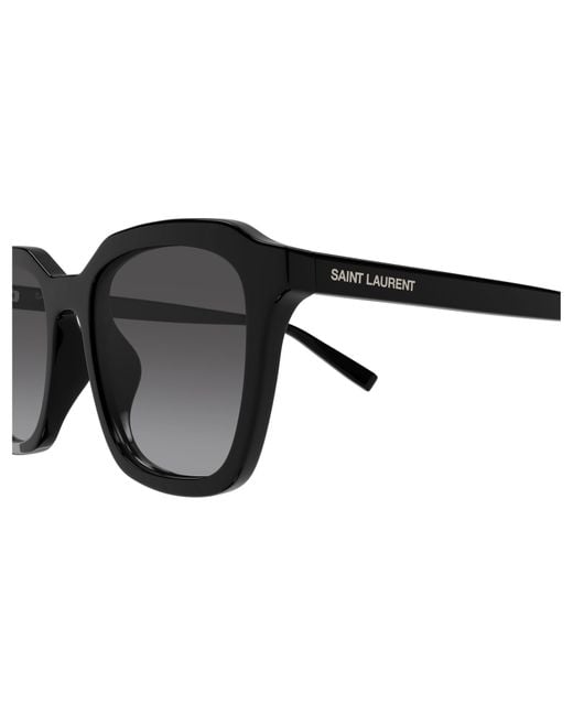 Saint Laurent Black Sl 457 Rectangular Sunglasses for men