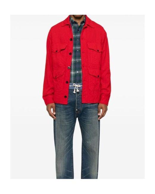 Junya Watanabe Red X Filson Buttoned Pocket Jacket for men