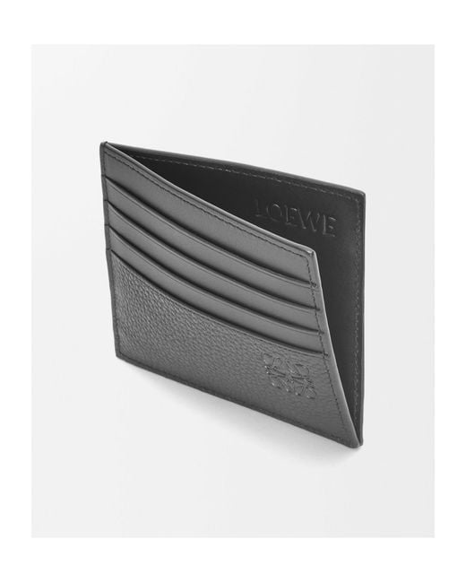 Loewe Gray Classic Logo Detailed Cardholder for men