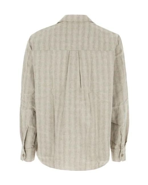 Our Legacy Gray Above Relaxed Shirt for men