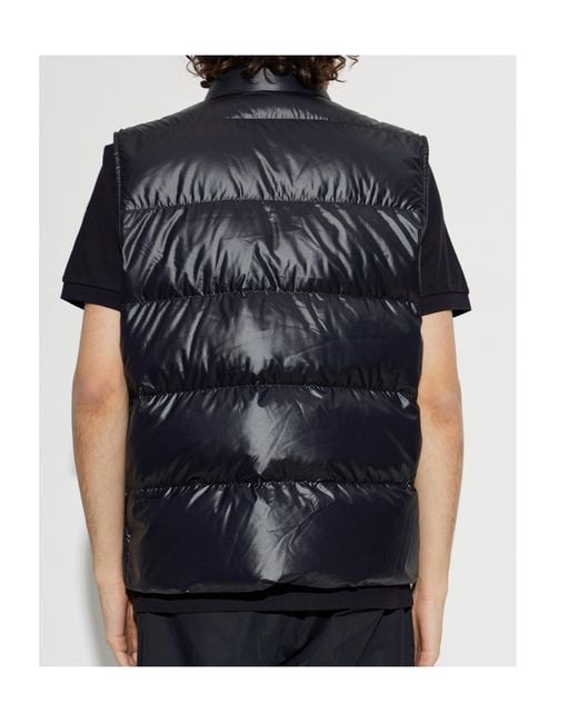 Moncler Blue Vests for men