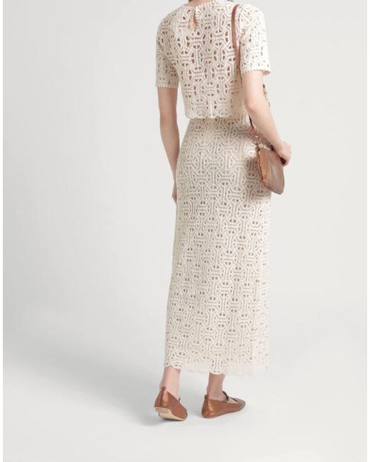 MAX&Co. Natural Maxi Skirts