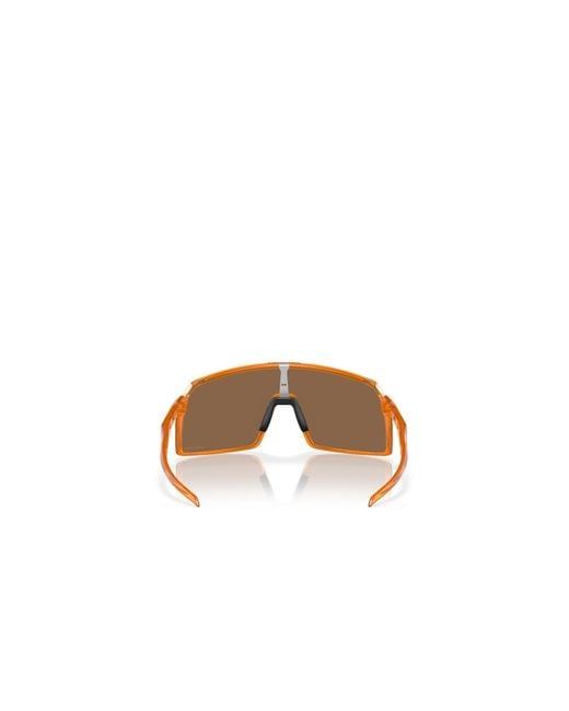 Oakley Brown Geometric Frame Sunglasses for men