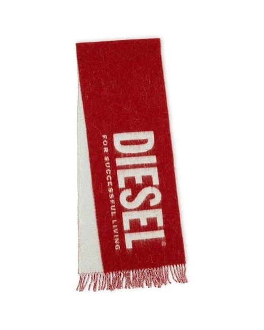 DIESEL Red S-Kott Scarf
