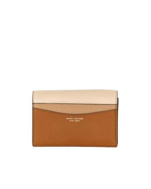 Marc Jacobs Brown The Small Bi-Fold Wallet