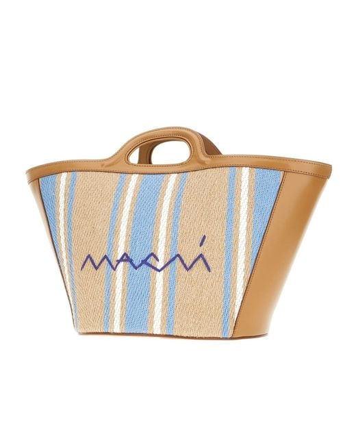 Marni White Tropicalia Small Handbag