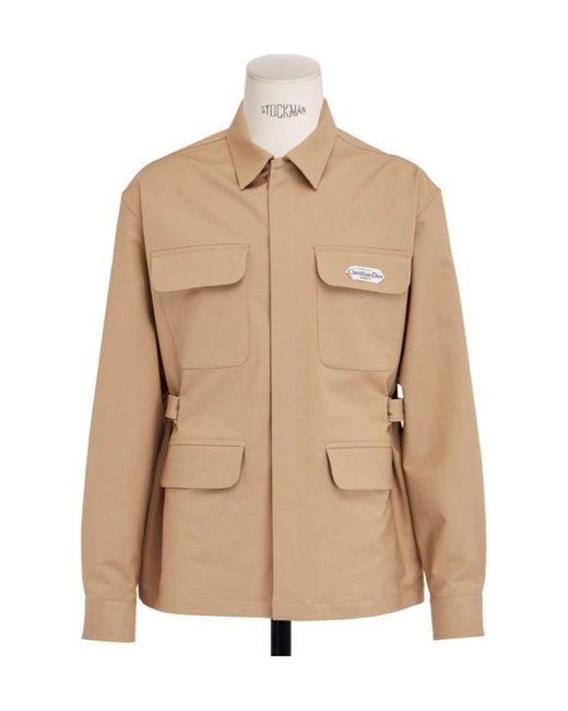 Dior Natural Safari Shirt With Christian Paris Tag for men