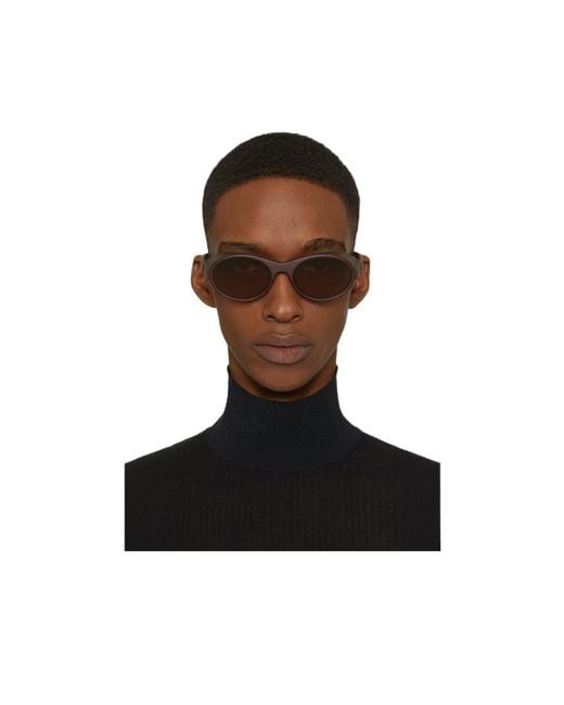 Givenchy Metallic Eyewear Oval Frame Sunglasses for men