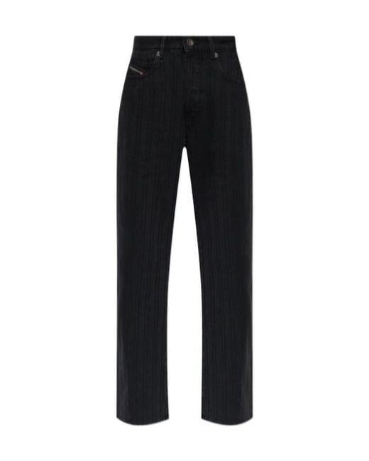 DIESEL Black 1971 D-Sent Straight-Leg Jeans