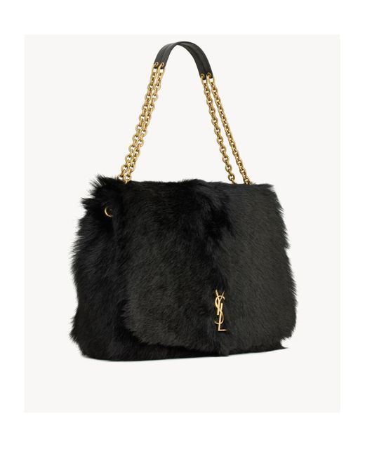 Saint Laurent Black Jamie 4.3 Logo Detailed Shoulder Bag
