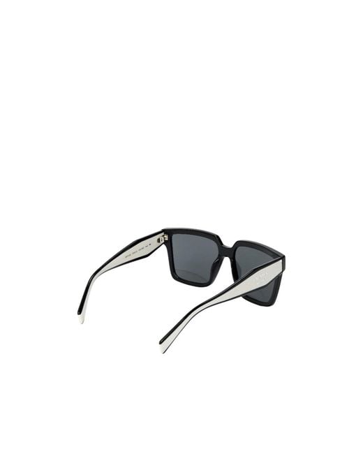 Prada White Square Sunglasses