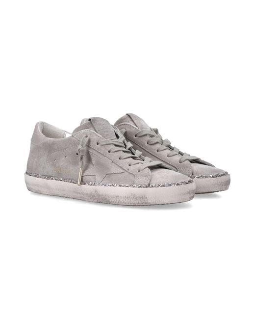 Golden Goose Deluxe Brand Gray Superstar Low-Top Sneakers