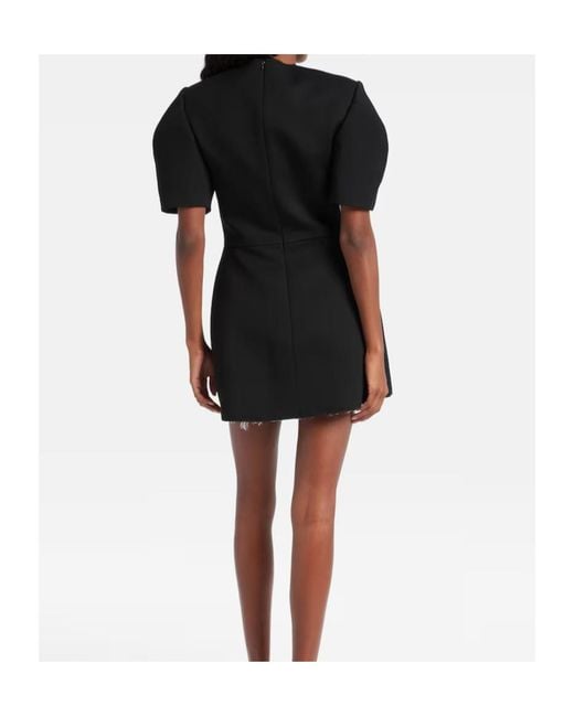 Givenchy Black Wool Minidress