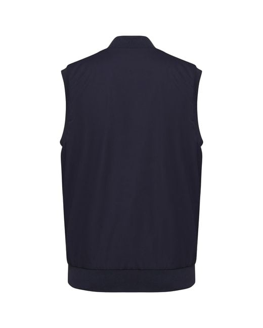 Fedeli Blue Zip-Up Jacket for men