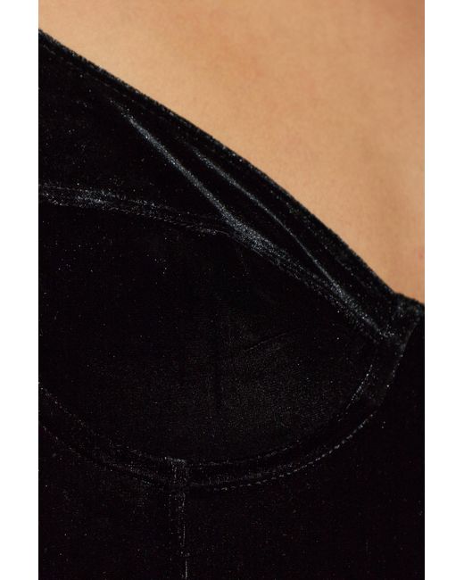 Vetements Black Long-Sleeved Bodysuit