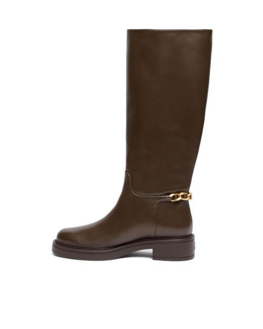 Stuart Weitzman Brown Soluxe Celia Boot