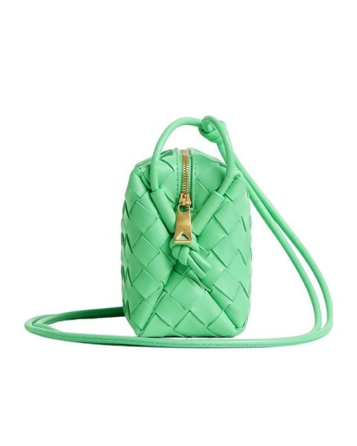 Bottega Veneta Green Mini Loop Shoulder Bag