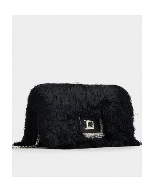 Roger Vivier Black Chain Shoulder Bag