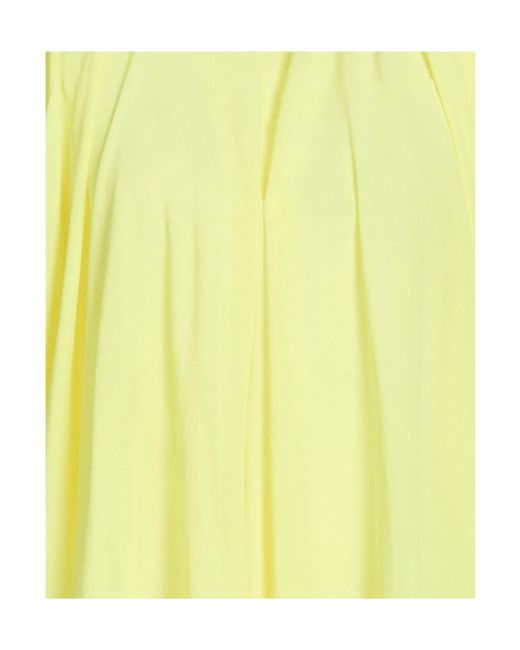 MM6 by Maison Margiela Yellow Plain Colour Top