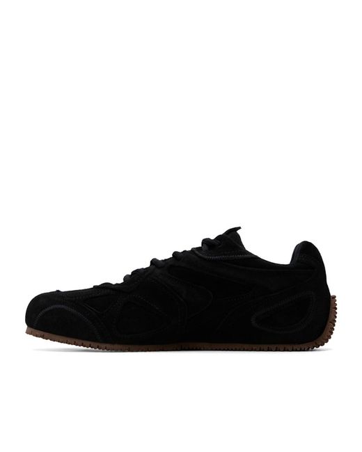 Axel Arigato Black Slow Runner Suede Panelled Sneakers for men