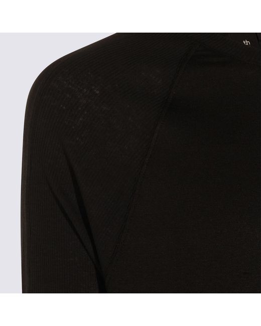 Thom Krom Black Long Sleeve T-Shirt for men