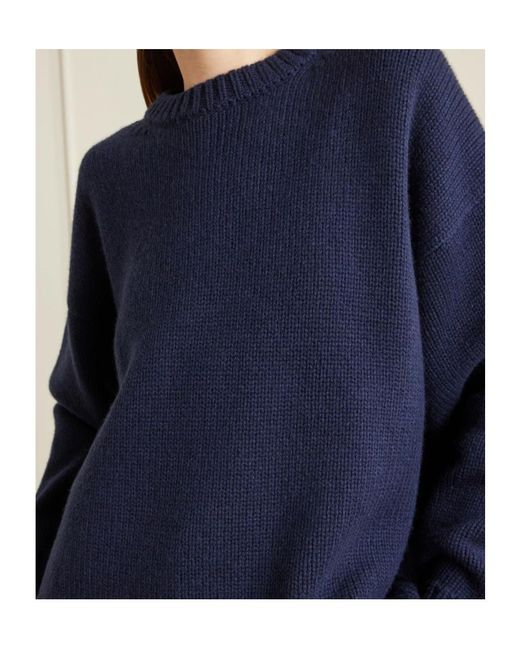 The Row Blue Crew Neck Sweater