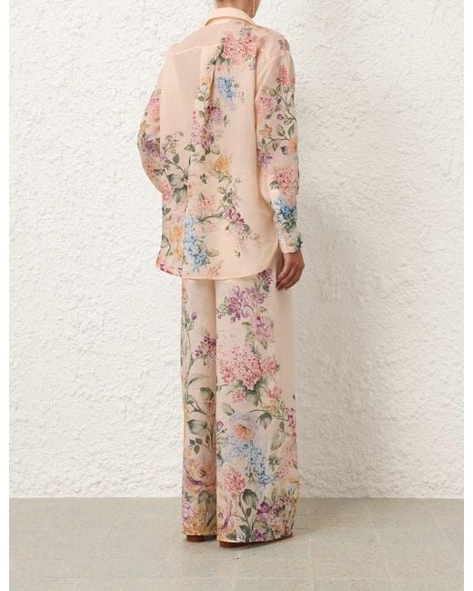 Zimmermann Natural Halliday Relaxed Pants