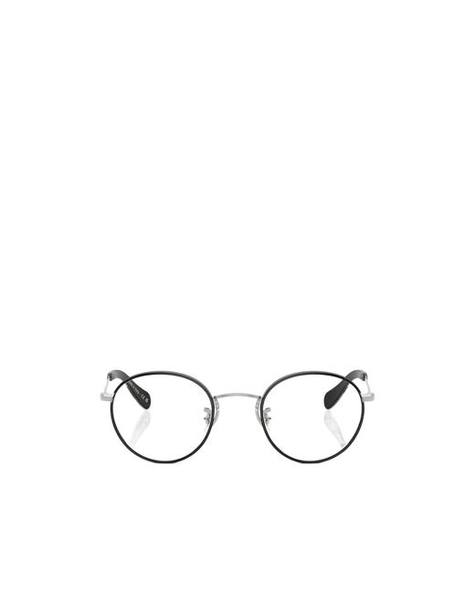 Oliver Peoples Metallic Round-Frame Glasses for men