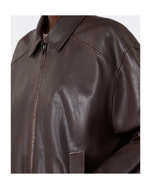 Weekend by Maxmara Brown Wkdcose Zipped Bomber Jacket