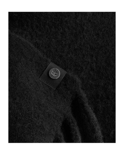 Canada Goose Black Alpaca-Blend Scarf