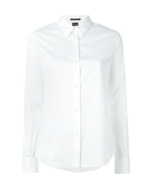 Theory White Classic Shirt