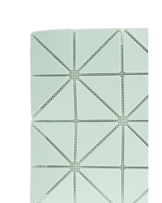 Issey Miyake Green Geometric Tote Bag