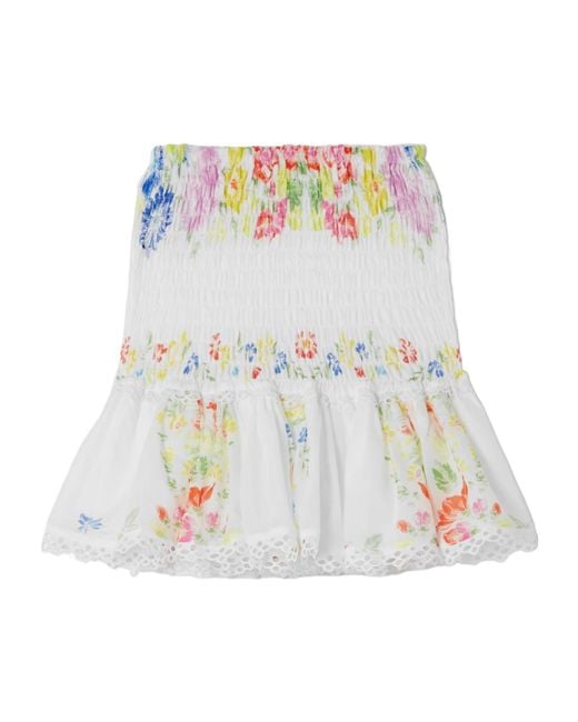 Charo Ruiz White Casual Mini Skirt